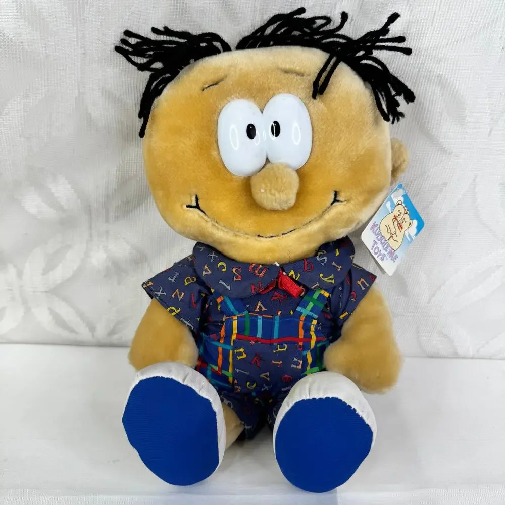 5 for $25| Kuddle Me Toys Plush Stuffed Boy Big Eyes ABC‎ Outfit Kellytoy